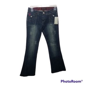 Rocawear Y2K Flare Leg Saphire Jeans Size 7